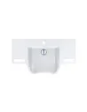 Умывальник для ванной из литого мрамора Miraggio Krakow Глянец, 800х454х125 мм - 2
