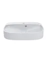 Умивальник для ванної з литого мармуру Miraggio Lifou Глянець, 627х434х150 мм - 2