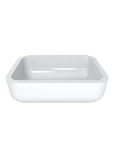 Умивальник для ванної з литого мармуру Miraggio Monaco Глянець, 595х447х215 мм - 2