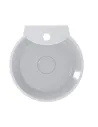 Умивальник для ванної з литого мармуру Miraggio Smart Глянець, 370х370х360 мм - 1