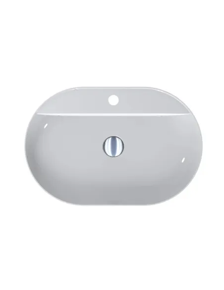 Умивальник для ванної з литого мармуру Miraggio Sorrento Глянець, 550х351х112 мм - 2 Умивальник для ванної з литого мармуру Miraggio Sorrento Глянець, 550х351х112 мм - 2