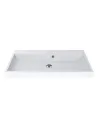 Умывальник для ванной из литого мрамора Miraggio Varna 900 Глянец, 897х417х126 мм - 3