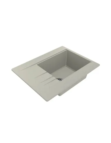 Мойка кухонная каменная прямоугольная Miraggio Bodrum 650 Jasmine, 649x500x220 мм - 3