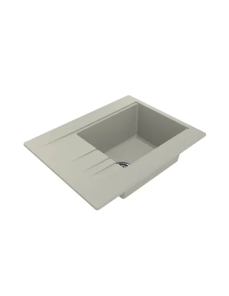 Мойка кухонная каменная прямоугольная Miraggio Bodrum 650 Jasmine, 649x500x220 мм - 3