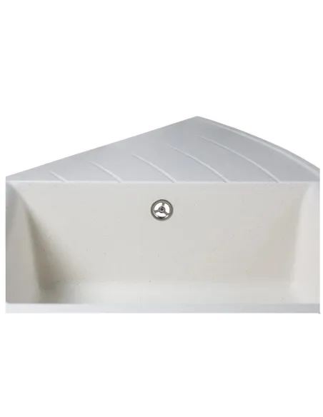 Мойка кухонная каменная угловая Miraggio Europe Jasmine, 1100х575х205 мм - 3