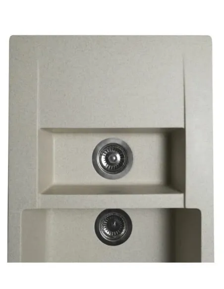 Мойка кухонная каменная прямоугольная Miraggio La Pas Sand, 786x489x203 мм - 2