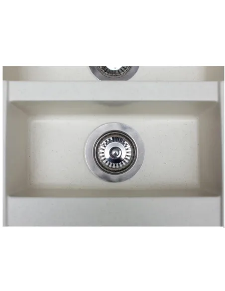 Мойка кухонная каменная прямоугольная Miraggio La Pas Jasmine,786x489x203 мм - 4