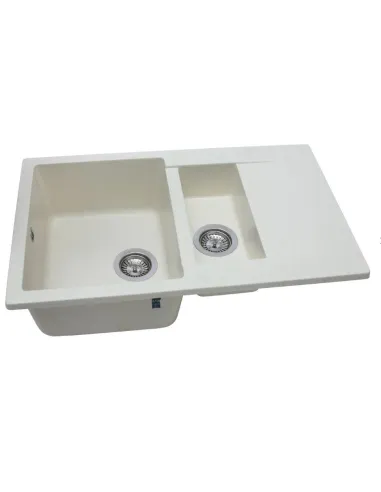 Мойка кухонная каменная прямоугольная Miraggio La Pas Jasmine,786x489x203 мм - 5