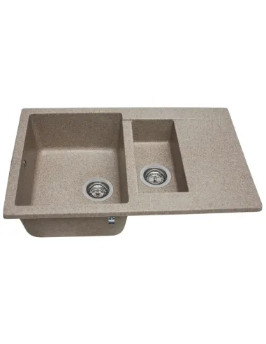 Мойка кухонная каменная прямоугольная Miraggio La Pas Terra, 786x489x203 мм - 1