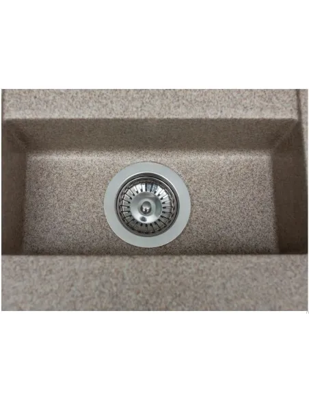 Мойка кухонная каменная прямоугольная Miraggio La Pas Terra, 786x489x203 мм - 2