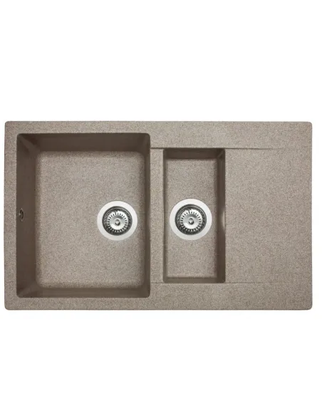 Мойка кухонная каменная прямоугольная Miraggio La Pas Terra, 786x489x203 мм - 7