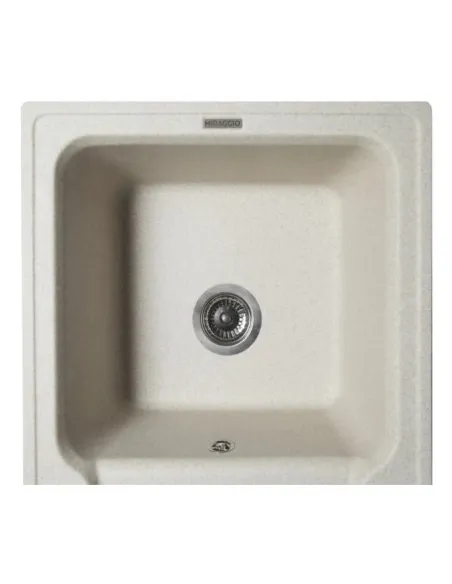 Мойка кухонная каменная прямоугольная Miraggio Orlean Sand, 861х496x220 мм - 1