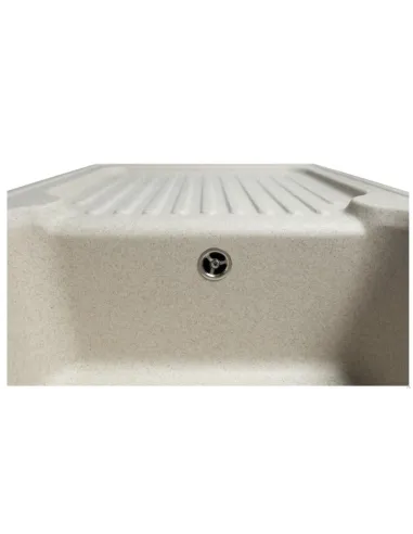 Мойка кухонная каменная прямоугольная Miraggio Orlean Sand, 861х496x220 мм - 3