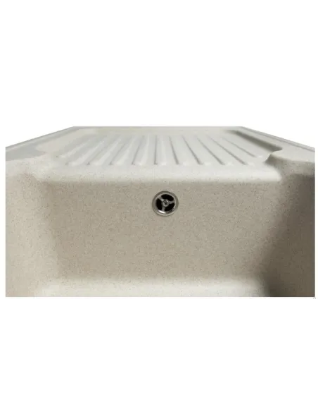 Мойка кухонная каменная прямоугольная Miraggio Orlean Sand, 861х496x220 мм - 3