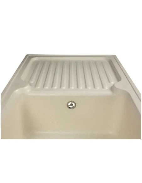 Мойка кухонная каменная прямоугольная Miraggio Orlean Jasmine, 861х496x220 мм - 4