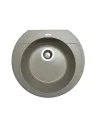 Мойка кухонная каменная круглая Miraggio Tuluza Sand, 525х483х204 мм - 8