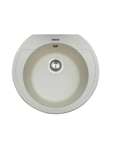 Мойка кухонная каменная круглая Miraggio Tuluza Jasmine, 525х483х204 мм - 5