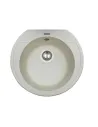 Мийка кухонна кам`яна кругла Miraggio Tuluza Jasmine, 525х483х204 мм - 5