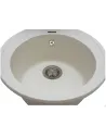 Мийка кухонна кам`яна кругла Miraggio Valencia Jasmine, 446х446х196 мм - 3