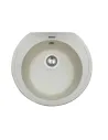 Мийка кухонна кам`яна кругла Miraggio Valencia Jasmine, 446х446х196 мм - 5