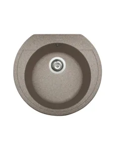 Мийка кухонна кам`яна кругла Miraggio Valencia Terra, 446х446х196 мм - 5