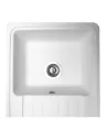 Мийка кухонна кам`яна прямокутна Miraggio Versal White, 758х462х201 мм - 6