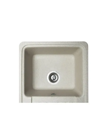 Мойка кухонная каменная прямоугольная Miraggio Versal Sand, 758х462х201 мм - 5