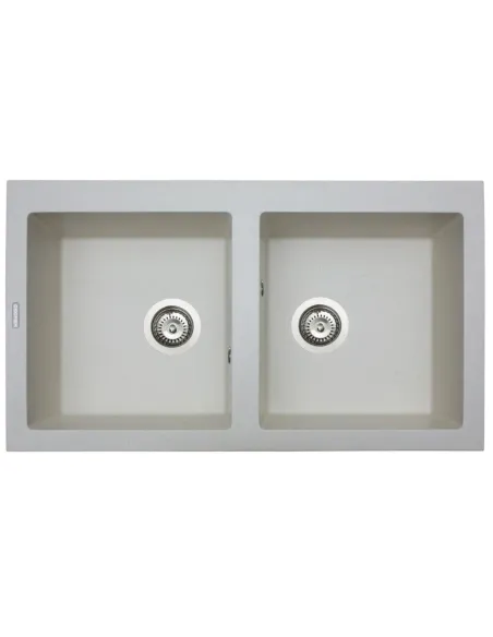 Мойка кухонная каменная прямоугольная Miraggio Westeros Jasmine, 875x504x199 мм - 1