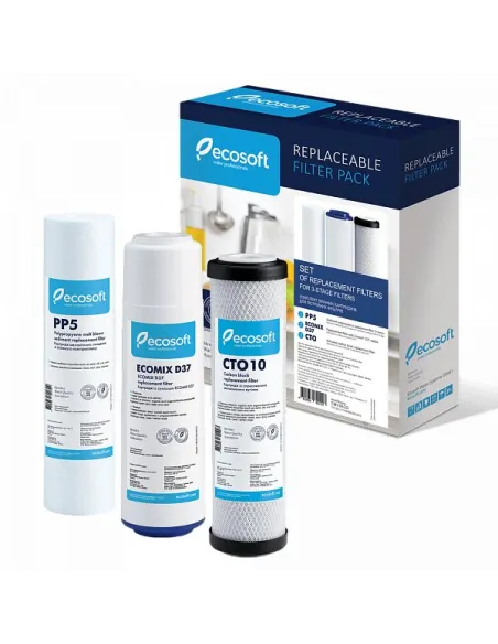 Набір картриджів для потрійних систем Ecosoft CMV3ECO - 1