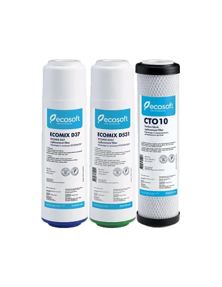 Улучшеный набор картриджей для тройных систем Ecosoft CRV3ECO - 2