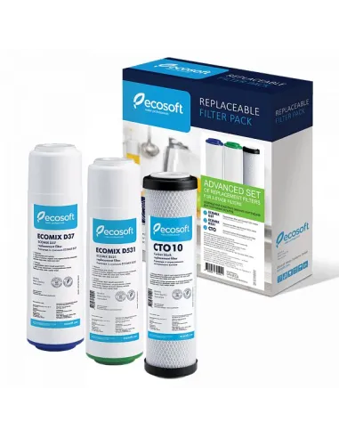 Улучшеный набор картриджей для тройных систем Ecosoft CRV3ECO - 3