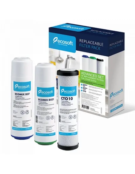Улучшеный набор картриджей для тройных систем Ecosoft CRV3ECO - 3