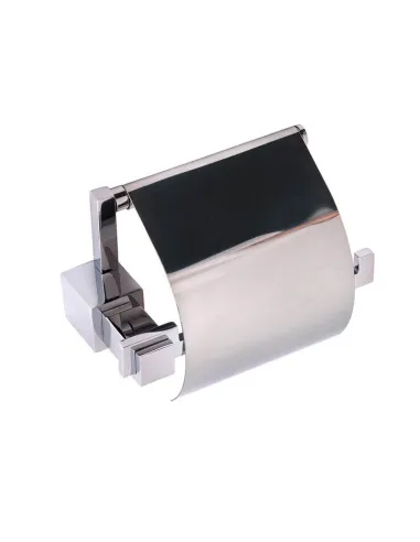 Тримач для туалетного паперу Kugu С5 511 з кришкою, латунь, хром - 2