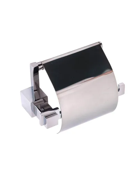 Тримач для туалетного паперу Kugu С5 511 з кришкою, латунь, хром - 2