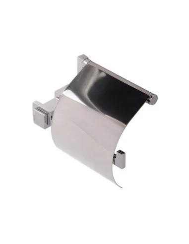 Тримач для туалетного паперу Kugu С5 511 з кришкою, латунь, хром - 3