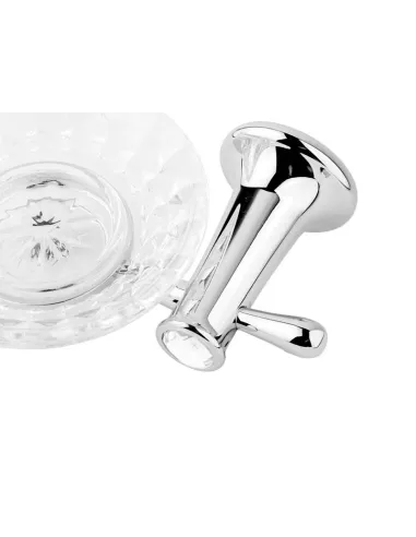 Мильниця Kugu Bavaria 307C латунь, скло, хром - 4