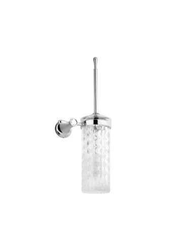 Ёршик для унитаза Kugu Bavaria 305C латунь, стекло, хром - 2