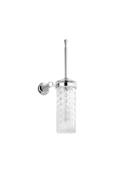 Ёршик для унитаза Kugu Bavaria 305C латунь, стекло, хром - 2