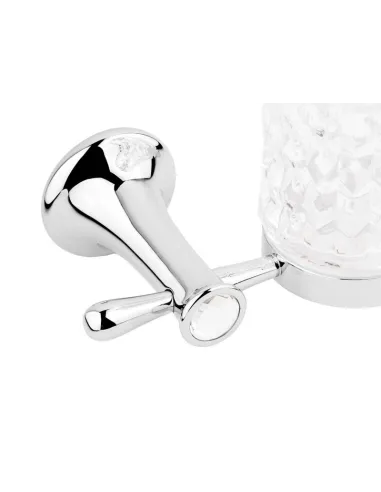 Дозатор для жидкого мыла Kugu Bavaria 314C навесной, хром, латунь - 3