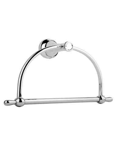 Рушникотримувач Kugu Bavaria 304C кільце, латунь, хром - 2