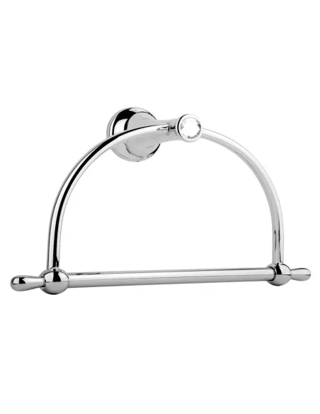 Рушникотримувач Kugu Bavaria 304C кільце, латунь, хром - 2