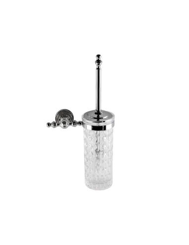 Ёршик для унитаза Kugu Eldorado 805C латунь, стекло, хром - 3