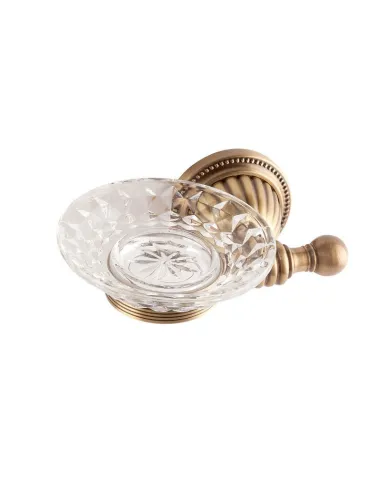 Мыльница Kugu Hestia antique 907A бронза, стекло - 2