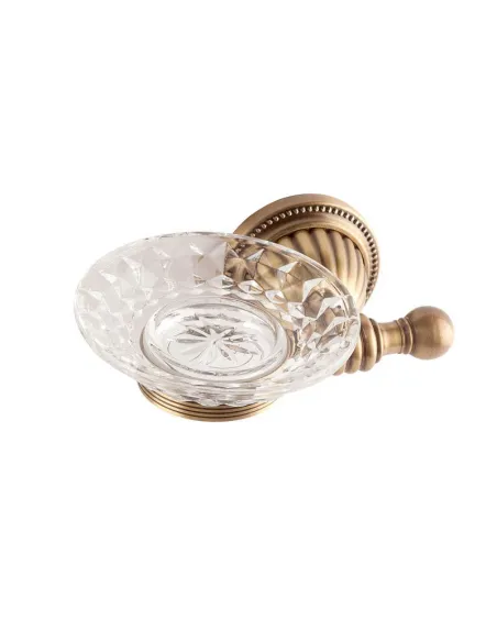 Мыльница Kugu Hestia antique 907A бронза, стекло - 2 Мыльница Kugu Hestia antique 907A бронза, стекло - 2