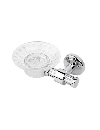 Мыльница Kugu Maximus 607C хром, стекло - 4