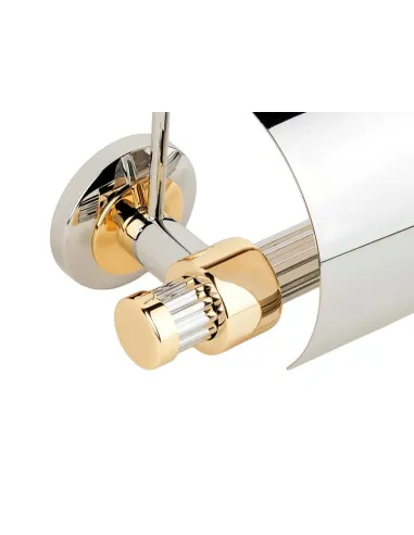 Тримач для туалетного паперу Kugu Maximus 611C&G підвісний - 4