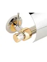 Тримач для туалетного паперу Kugu Maximus 611C&G підвісний - 4