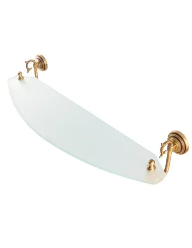 Полка для ванной Kugu Versace Antique 203A бронза, стекло - 3