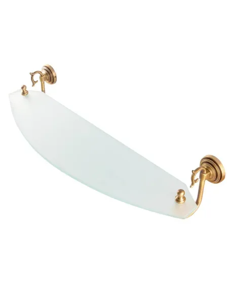 Полка для ванной Kugu Versace Antique 203A бронза, стекло - 3