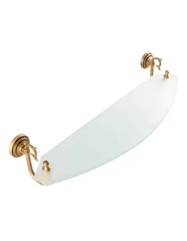 Полка для ванной Kugu Versace Antique 203A бронза, стекло - 4